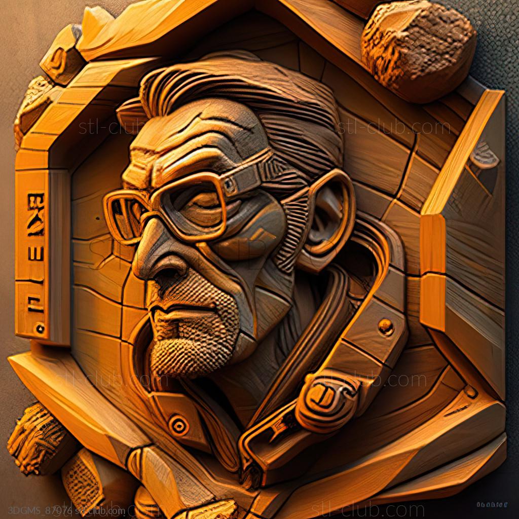 St Half Life Sven Кооперативная игра, Игры 3D модель для ЧПУ: STL / MAX  (obj)